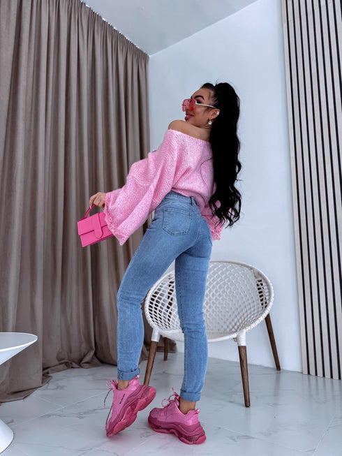 GAIŠI ZILAS džinsa PUSH-UP bikses "ACCIDENT" DJ2809 PRE-ORDER