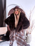 "FURORA PH6710" faux fur jacket - CHOCO PRE-ORDER