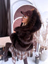 "FURORA PH6710" faux fur jacket - CHOCO PRE-ORDER
