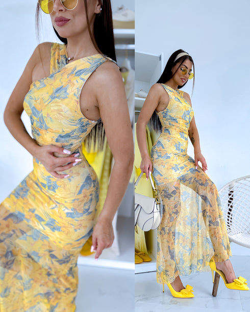 Ziedu kleita "NARCISSUS" A98 - DZELTENA