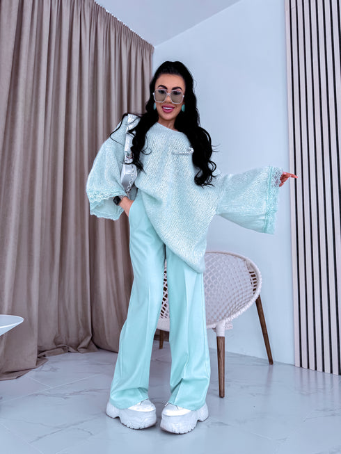 MOHĒRAS džemperis "FRANCE 41356" - mint