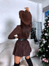 "WONDERLAND 51591" dress - CHOCO
