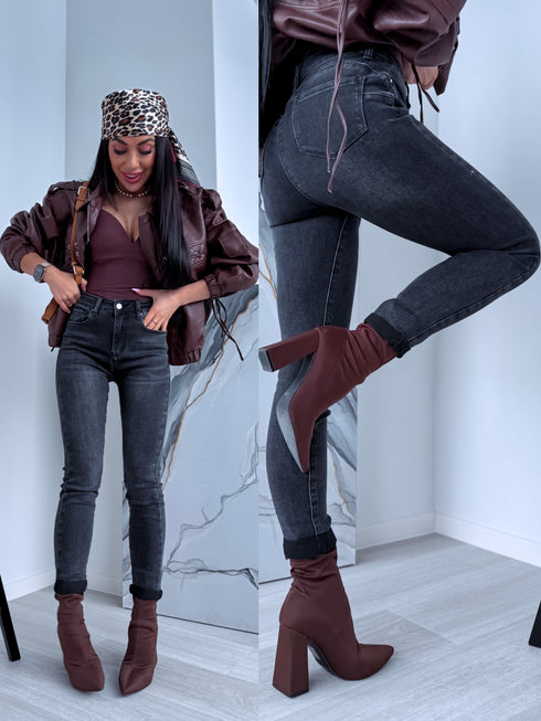 DARK GRAY jeans "BOSTON" HM5321-8 PRE-ORDER