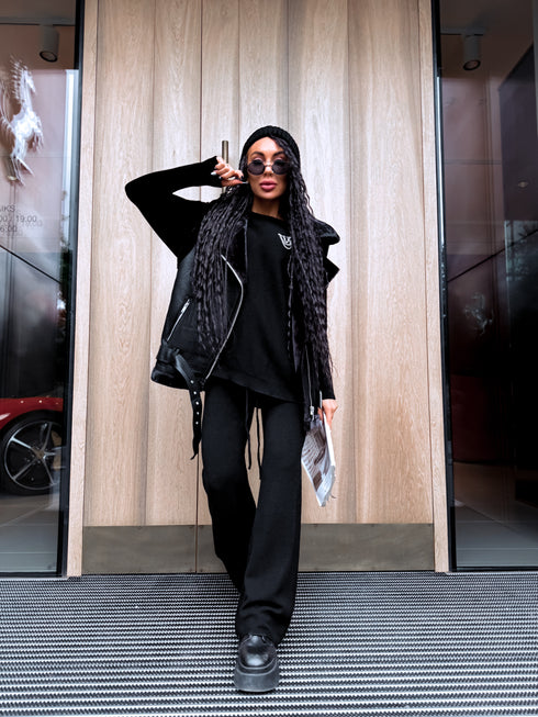 ELYNDI aviatoriaus tipo liemenė - juoda