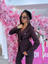 Klasikinis komplektas "MONROE" 6315 - CHOCO