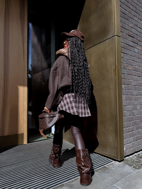 Jacket "ORDER 9085" - chocolate with cappuccino