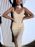 Fliter dress "GOLDEN MANIA 099" - CHAMPAGNE TONE
