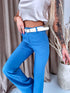 Gray-blue fabric trousers "TAYLOR"