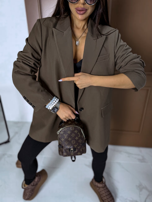 Švarkas "BELLA" - CHOCO