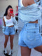 Denim shorts "SUNNY DAISY" DJ2891 - LIGHT BLUE