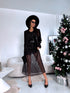 Fliter dress "FIRE PLACE 51603" - black