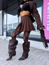 Pleated skirt "MINI ME" 2191 - CHOCO