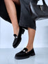 Suede moccasins 2237 - black