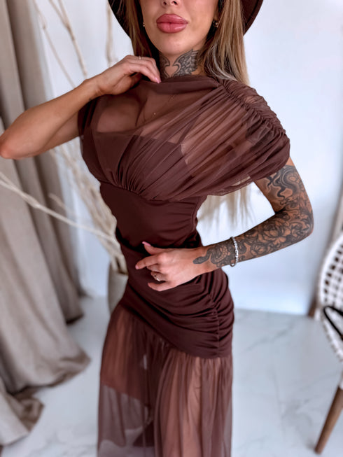 Dress "GERMANY" - LM08111 - CHOCO