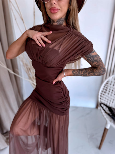 Dress "GERMANY" - LM08111 - CHOCO