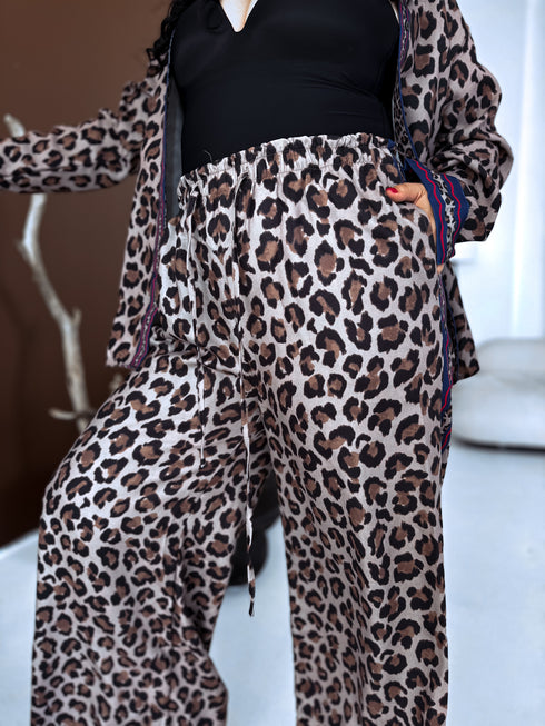 ЛЕОПАРДОВЫЙ комплект 2в1 с узором "ТОРОНТО"