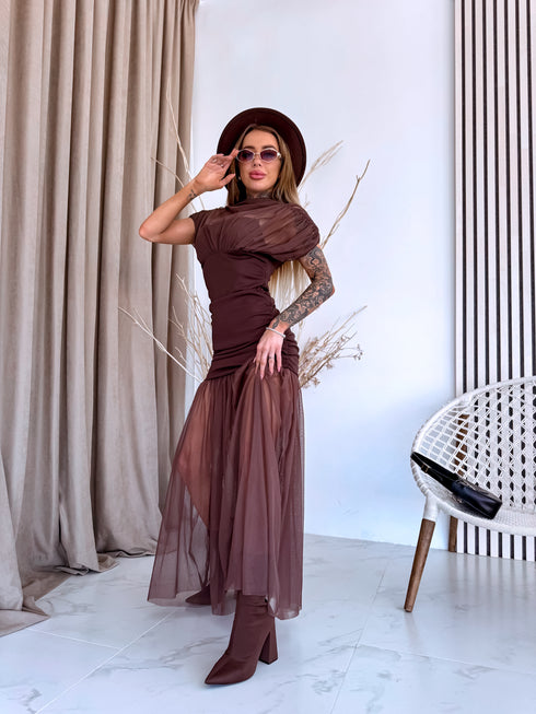 Dress "GERMANY" - LM08111 - CHOCO