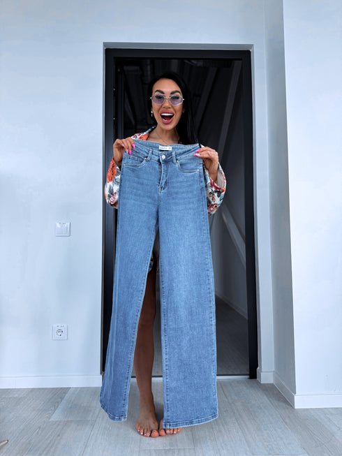 "TALL GREATEFUL DJ2788" džinsa bikses - GAIŠI ZILAS