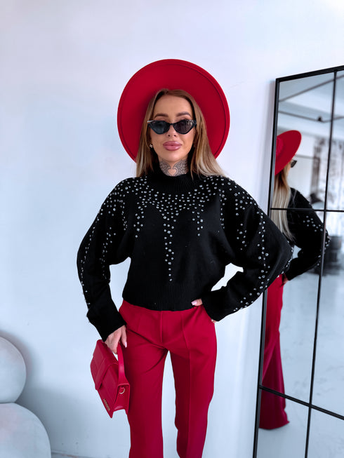 Džemperis "ACCENT" CK012 - JUODAS