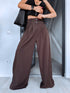 Fabric pants "AIR FLOW" 26155 - CHOCO