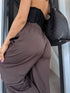 Fabric pants "AIR FLOW" 26155 - CHOCO