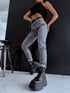 MOM FIT denim jeans "SILVER CITY" DJ2687 - GREY