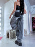 "LOOK AT ME" A3837 jeans - DARK GRAY