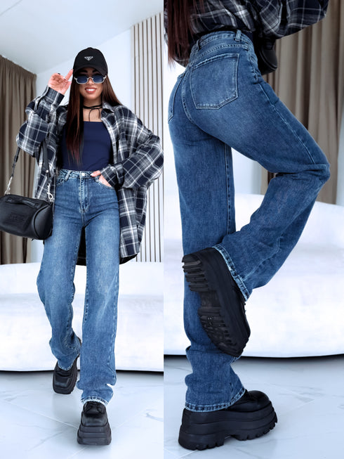 Джинсы "EXPRESS T6272-2" - СИНИЕ