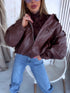 Faux leather jacket "CHOCO STYLE" PU7287