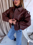 Faux leather jacket "CHOCO STYLE" PU7287