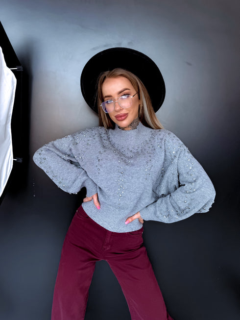 Džemperis "ACCENT" CK012 - PILKAS