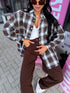 Blouse "INVITE" 002 - CHOCO