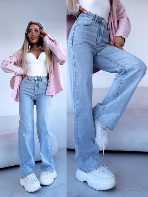 "HIGHLIGHT H880-9" jeans - LIGHT BLUE