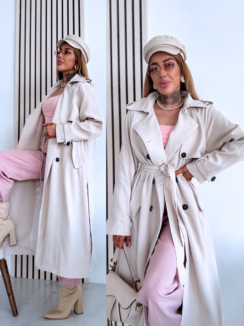 Trench coat "EUPHORIA NA73" - BEIGE