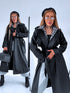 Trench coat "EUPHORIA NA73" - BLACK