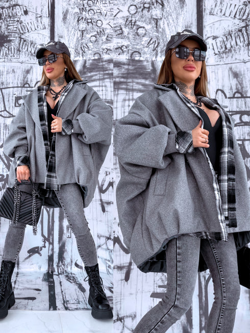 OVERSIZE paltas "SNOWBALL 251174" - PILKAS
