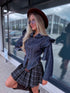 Denim jacket "FESTIVAL MUSE" Z2681 - DARK BLUE