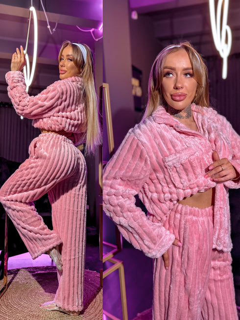 Домашний костюм "HOME LINE PJ6682" - Нежно-розовый