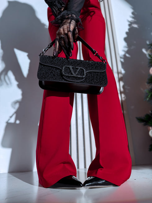 Бордовые тканевые брюки "TAYLOR" ПРЕДЗАКАЗ