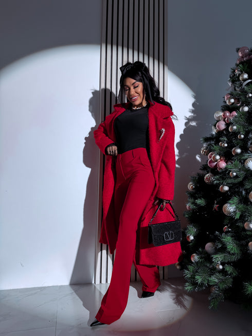 Coat "EVA 60705" - red