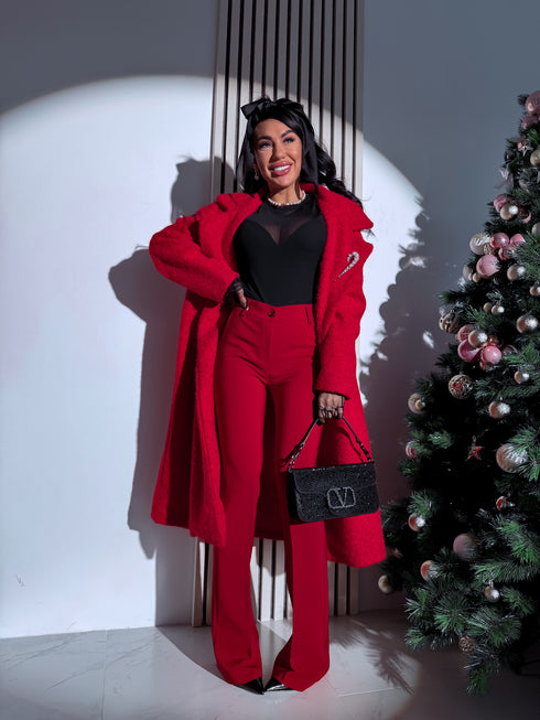 Coat "EVA 60705" - red