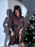 Вязаное платье "Christmas Beats A18839" - CHOCO