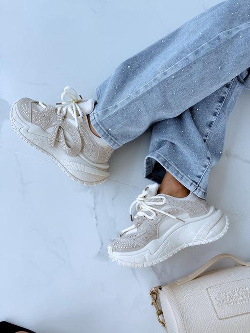 BEIGE sneakers "LITTLE ONE" 8997