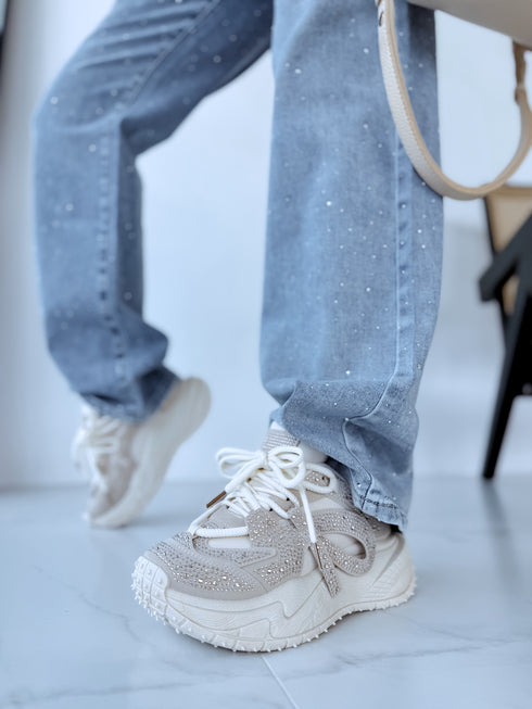 BEIGE sneakers "LITTLE ONE" 8997