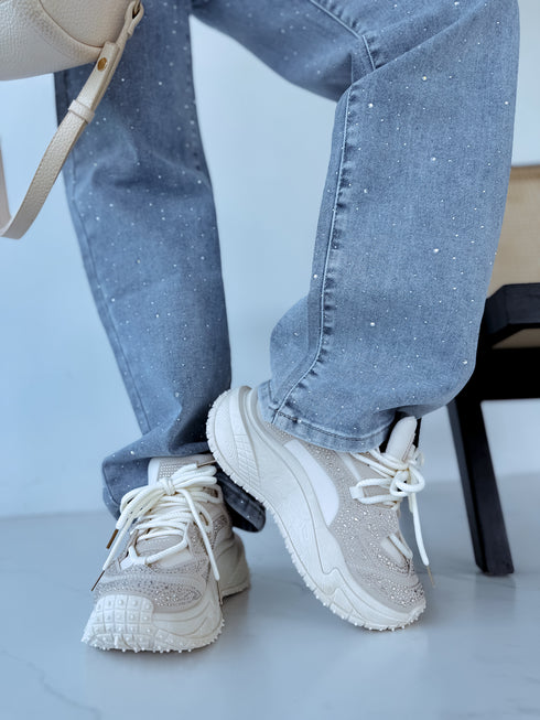 BEIGE sneakers "LITTLE ONE" 8997