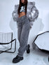 "WIDE BALLON" jeans trousers 8908 - lighter grey