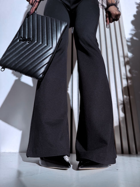 Elastīgas bikses "MOTION" J1073 - MELNAS