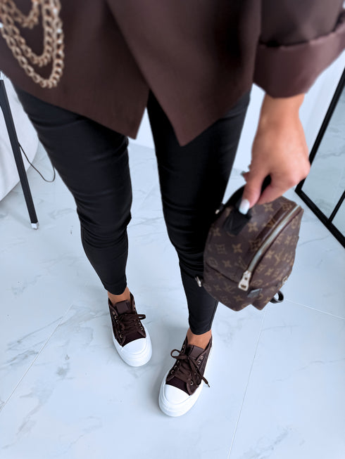 Sneakers "Juicy story A018" - CHOCO