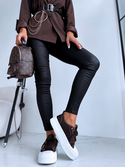 Sneakers "Juicy story A018" - CHOCO