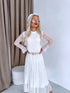 Кружевное платье "ROSALIA A2590" - кремово-белое